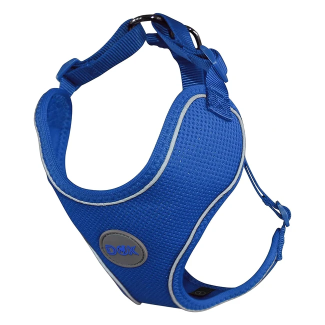 Arns Perro DDOXX Air Mesh Reflectante Ajustable - Varios Colores - Tamaos - Accesorios Gato - Azul S