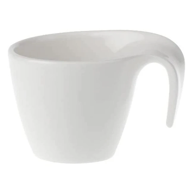 Villeroy  Boch Flow Mocha Espresso Cup - Premium Porcelain - 100ml - White