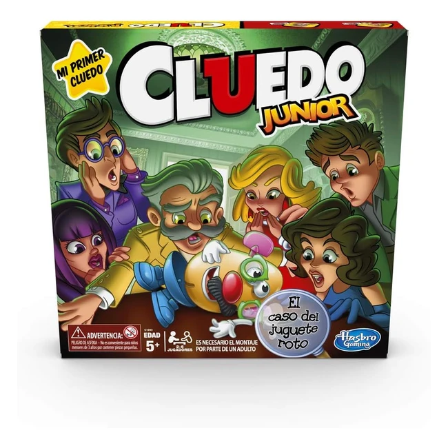 Jeu de société Hasbro Gaming Cluedo Junior C1293546 - Version Espagnole