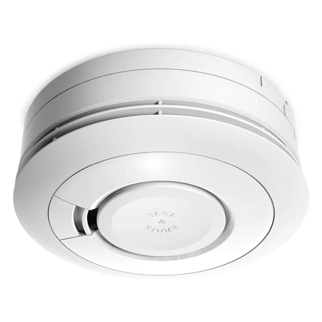 ei electronics ei650 Rauchwarnmelder, 10 Jahre Batterie, Testsieger, weiß