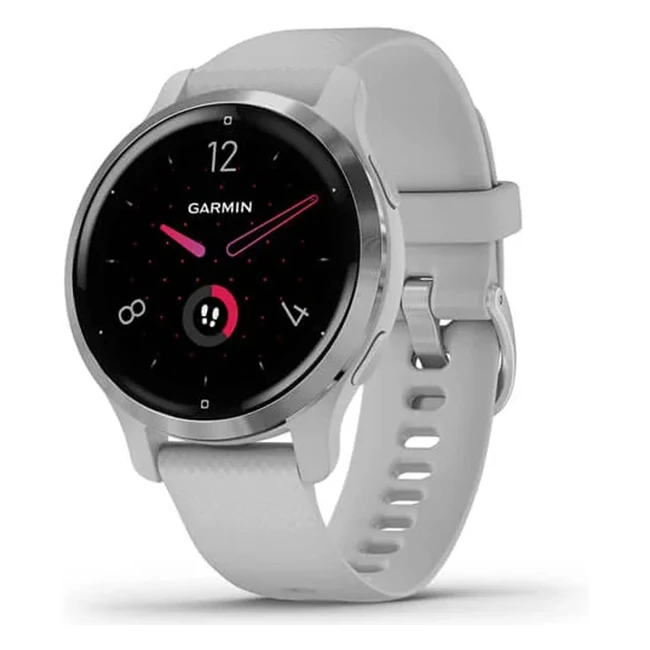 Garmin Venu 2S GPS Smartwatch  All-Day Health Monitoring  Silver Bezel  Mist 