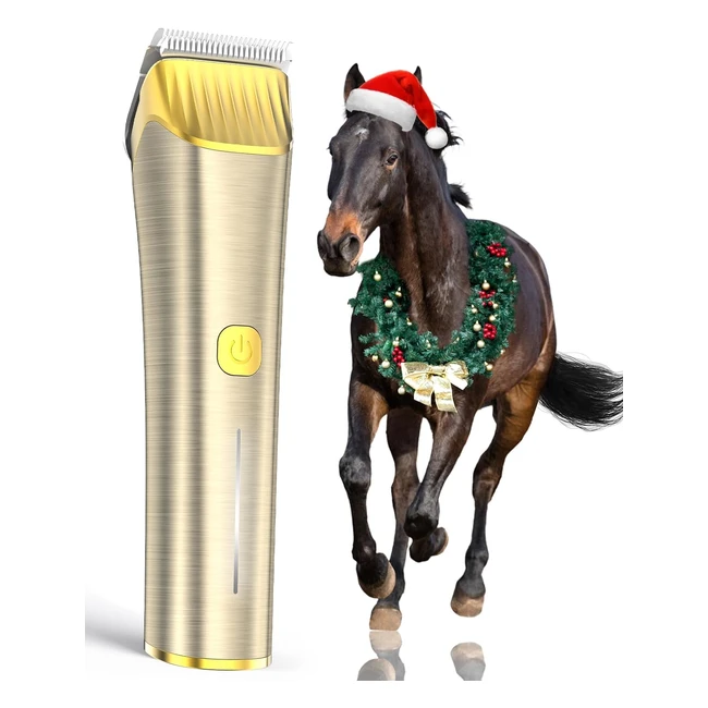 Cortapelos Profesional Oneisall para Caballos y Gatos  Silencioso y Recargable 