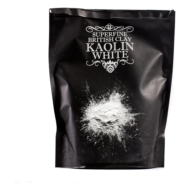 Arcilla Británica Superfina Kaolin White 1kg - Piel Grasa