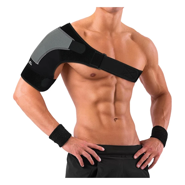 Attelle épaule réglable Supregear avec coussinet de pression - Soutien pour brassard rotatif, déchirure labrum, bursite - Femme/Homme
