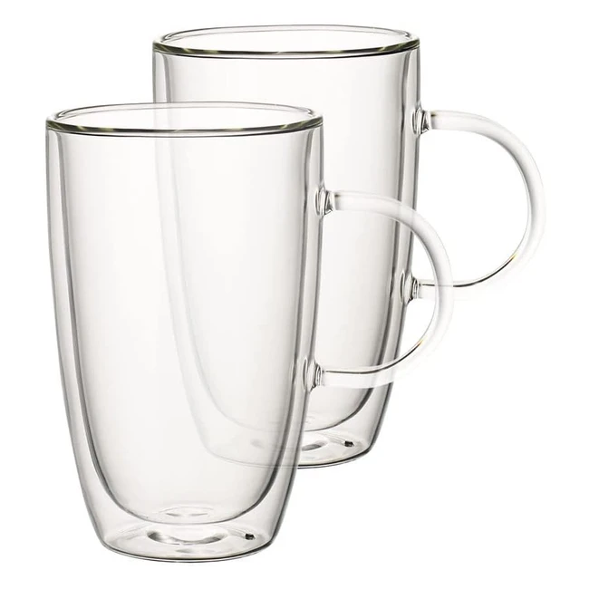 Villeroy & Boch Artesano Hot & Cold Beverages Cup Set - 2 Cups, 450ml - Clear