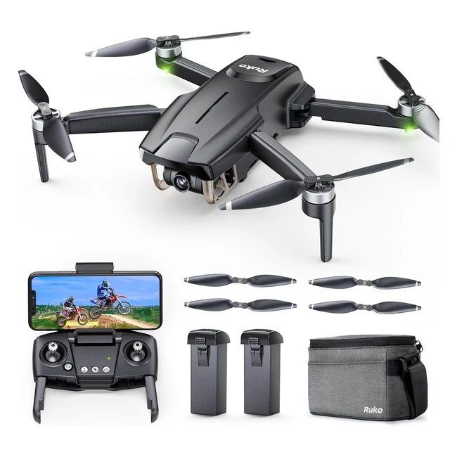 Ruko F11Mini Drohne mit Kamera 4K 2 Batterien 60 Min Flugzeit GPS Follow Me