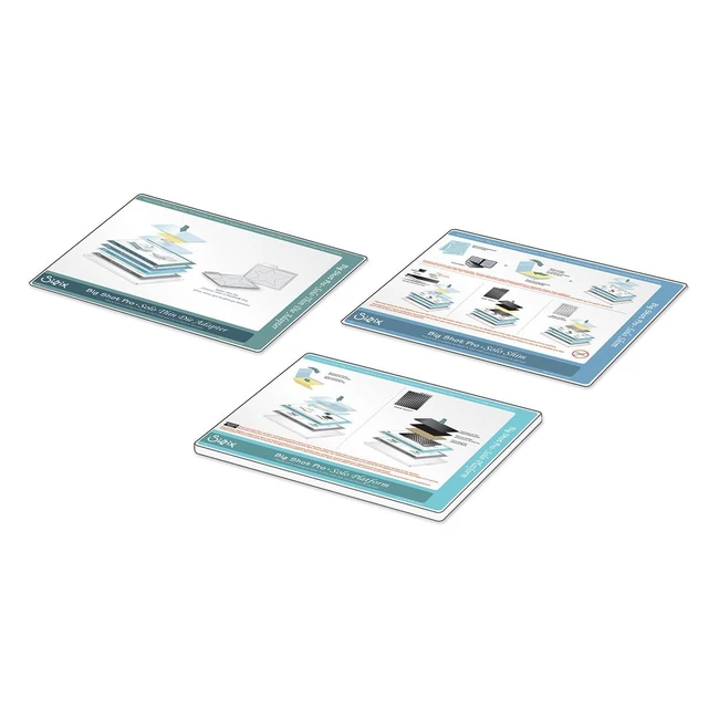 Big Shot Plus Accessori Adattatore Shim - Sizzix - Ref. 123456 - Più Sottile e Compatibile