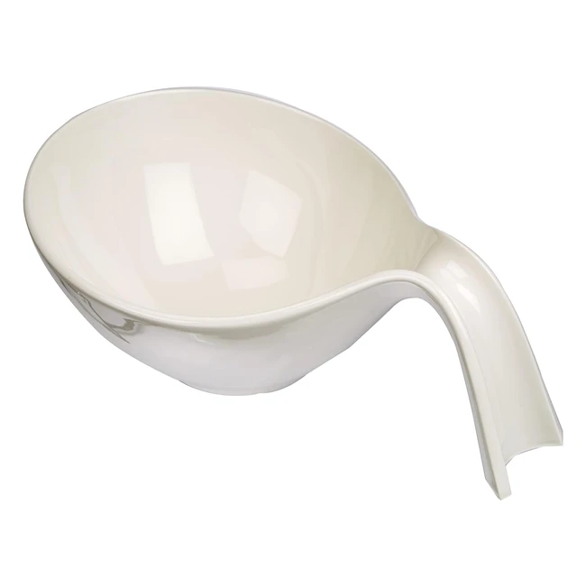 Villeroy  Boch Flow Bowl with Handle - Premium Porcelain - White - 600ml - Dish