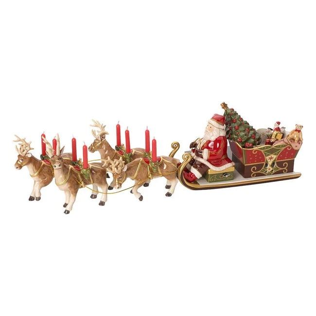 Villeroy  Boch Christmas Toys Memory Santas Sleighride - Nostalgic Music Box