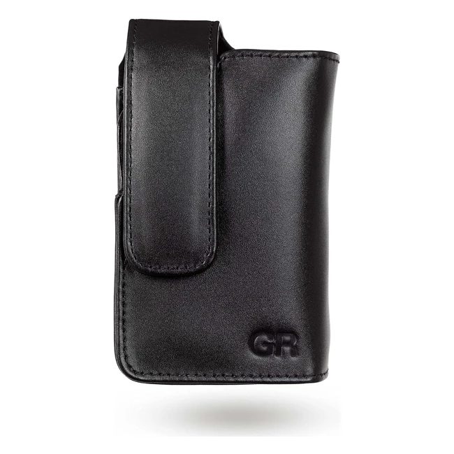 Ricoh Genuine Leather Soft Case GC11 for GR III GR IIIX - Highgrade Leather, Belt Loop, Magnetic Lock