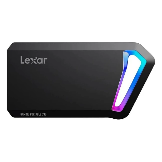 Lexar SL660 Blaze Gaming Portable SSD 1TB USB 32 Gen 2x2  RGB LEDs