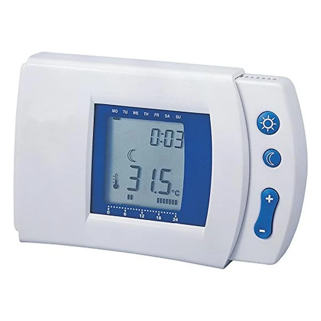 Chrono thermostat digital avance Electraline 59215 - Programmation hebdomadaire, précision de la température