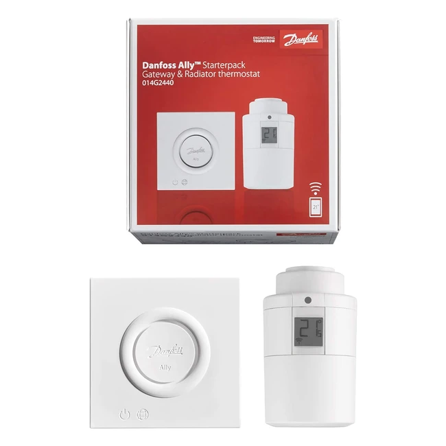 Starter Pack Thermostat Connect Ally Blanc - Danfoss 014G2440
