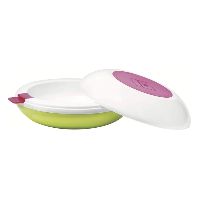 Piatto Termico Verde Quaranta Settimane QS0210002 - Serbatoio Acqua Calda - Base Antiscivolo