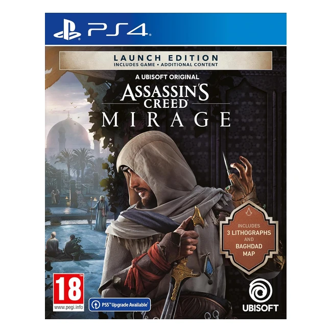 Assassin's Creed Mirage Launch Edition | PS4 | Exclusive to Amazon.co.uk | Preorder Bonus Included