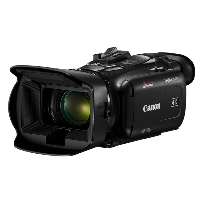 Canon HF G70 Compact Camcorder | 4K Video | Fast AF | 20x Optical Zoom