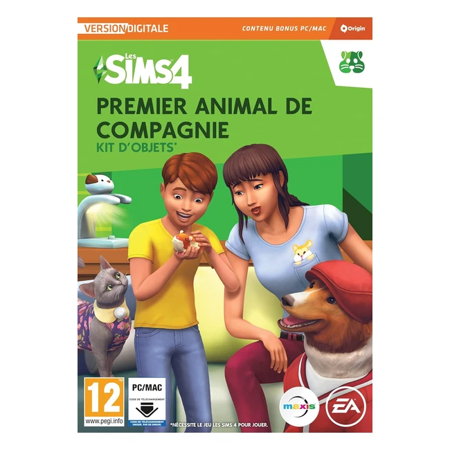 Les Sims 4 Premier Animal de Compagnie SP14 Kit d'Objets PCWIN DLC Jeu Vidéo Téléchargement PC Code Origin