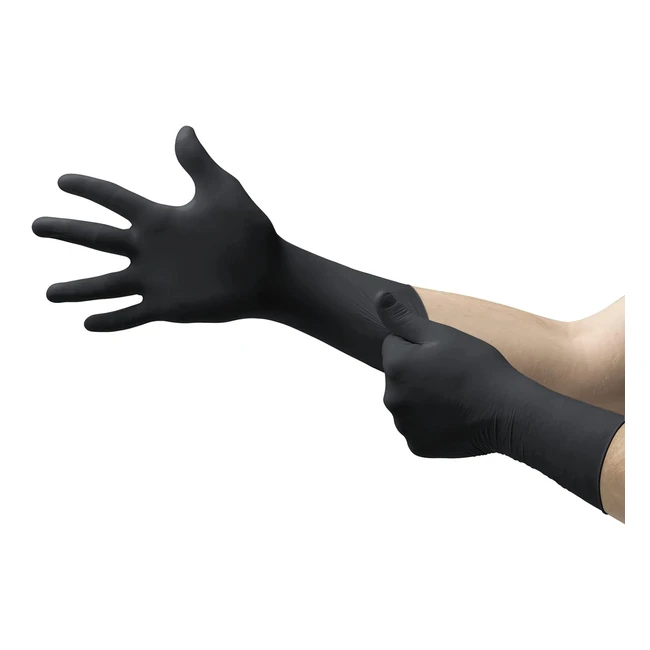 Gants Jetables en Nitrile Ansell Microflex 93862 - Protection Professionnelle - Taille L