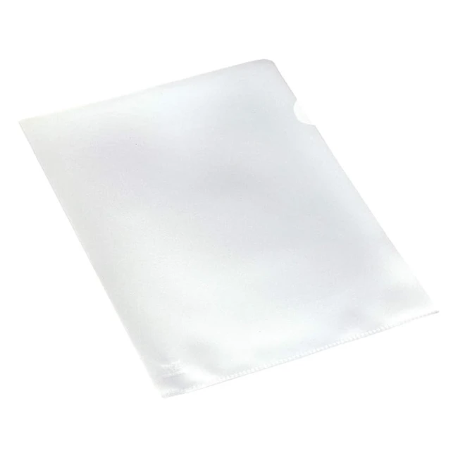Summit Portafogli in Plastica Formato A4 - Confezione da 100 - Tasche Trasparent