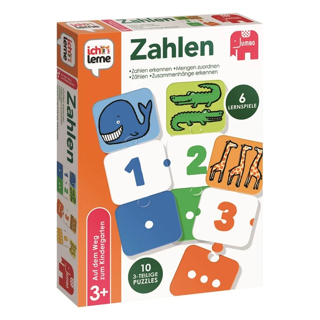 Jumbo J'apprends des Chiffres - Jeu Educatif 19547 Multicolore