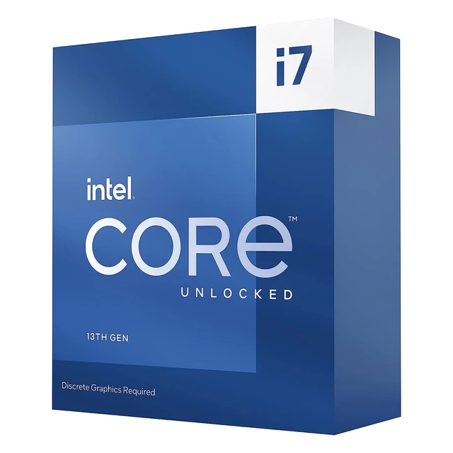 Intel Core i7-13700KF Gaming Desktop Processor 16 Cores Unlocked