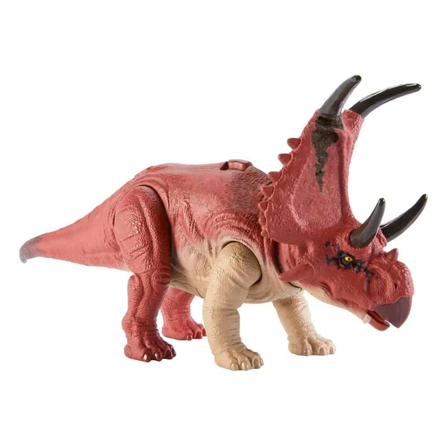 Dinosaurio de juguete Diabloceratops Jurassic World con sonidos - Mattel HLP16