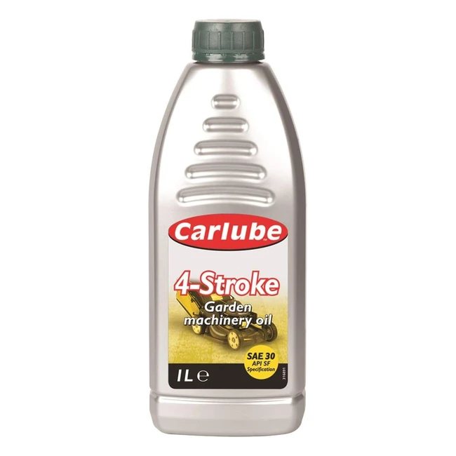 Carlube 4-Stroke Garden Machinery Oil 1L - High-Stress Protection  Excellent Lu