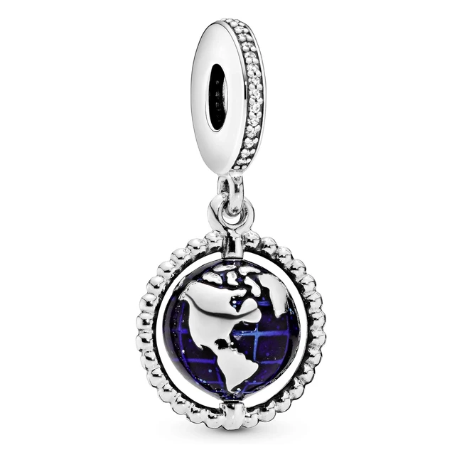 ¡Envío gratis! Charm Pandora 798021CZ - Globo Giratorio