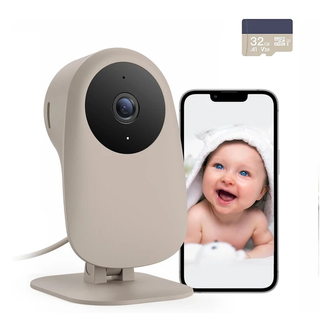 Nooie Smart Baby Monitor - 1080p Night Vision - Motion  Sound Detection - Works