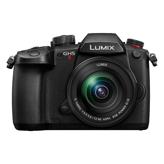Panasonic Lumix GH5M2 Mirrorless Camera with Wireless Live Streaming and Lumix 12-60mm F3.5-5.6 Lens