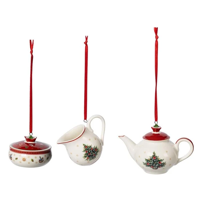 Villeroy & Boch Nostalgische Ornamente, Dekoratives Kaffeeset, 3-teilig
