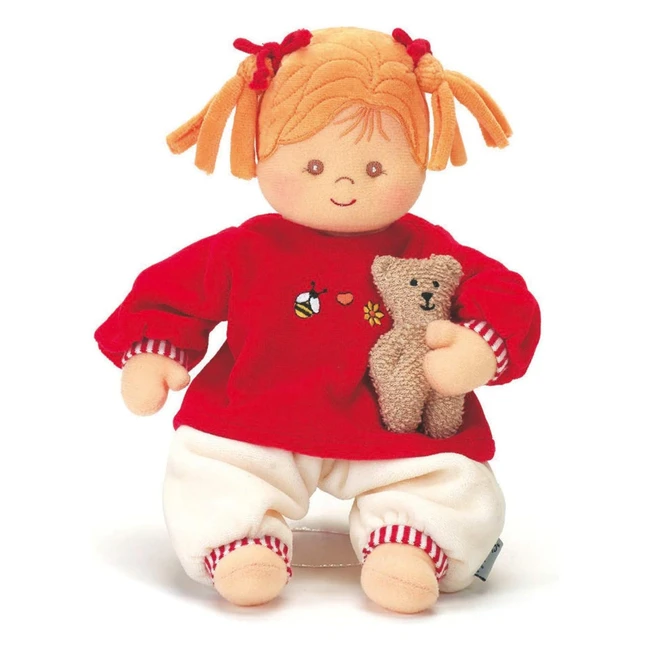 Sterntaler Bambola Magdalena Sonaglio Integrato 33 cm - Rossobeige