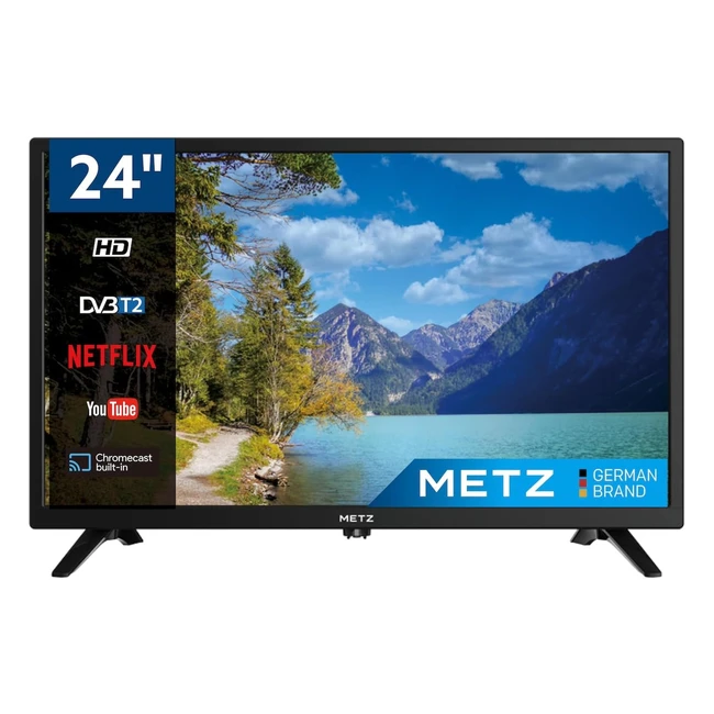 Metz Smart TV MTC6020 24 LED Android TV - HDMI USB - Nero