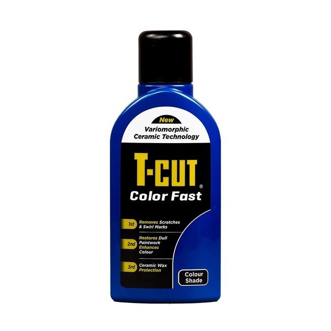 TCut 3-in-1 Color Fast Car Polish - Dark Blue 500ml  Restore Shine Protect