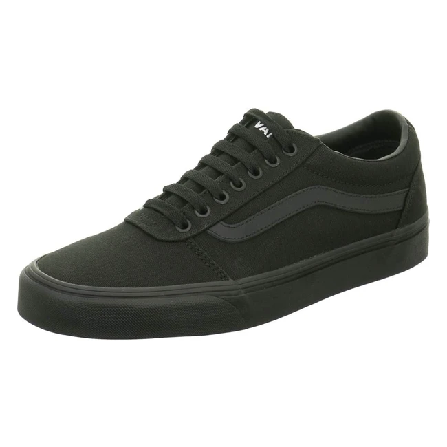 Vans Homme Ward Sneaker Basse Canvas BlackBlack 44 EU - Livraison Gratuite