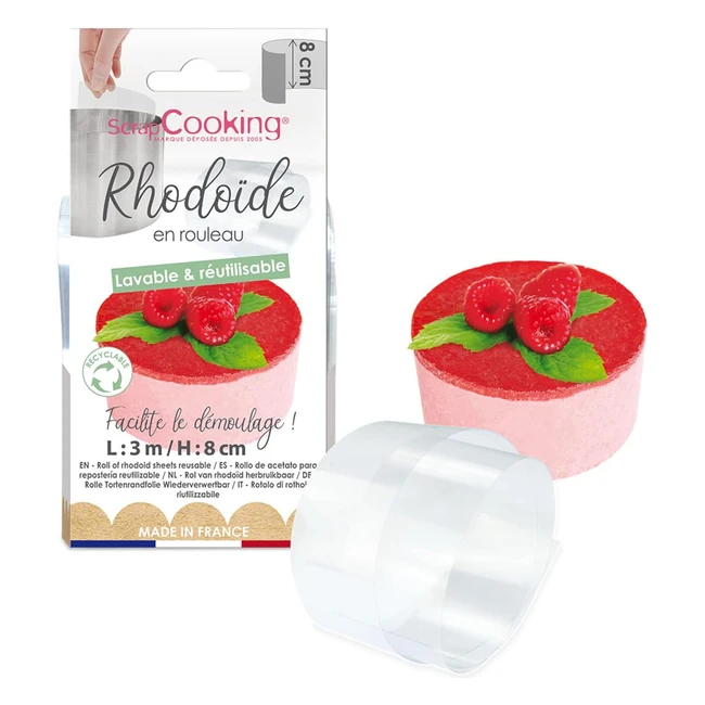 Cinta Rhodod para Entremeses en PVC Multicolor - Scrapcooking 9425