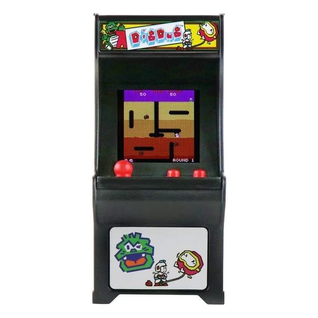 Llavero Tiny Arcade Dig Dug - ¡Juego retro en tu bolsillo!