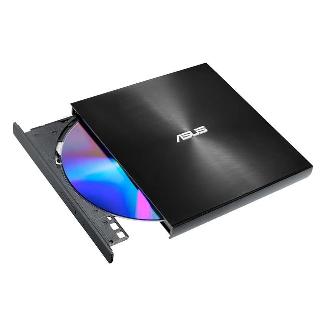 ASUS SDRW08U8MU External Ultraslim 8X DVD Writer USB Type C - Mac Compatible - MDisc Support - Nero Backitup
