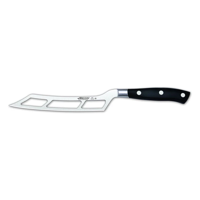Cuchillo Queso Arcos Riviera 6'' Inox Nitrum 145mm - Negro