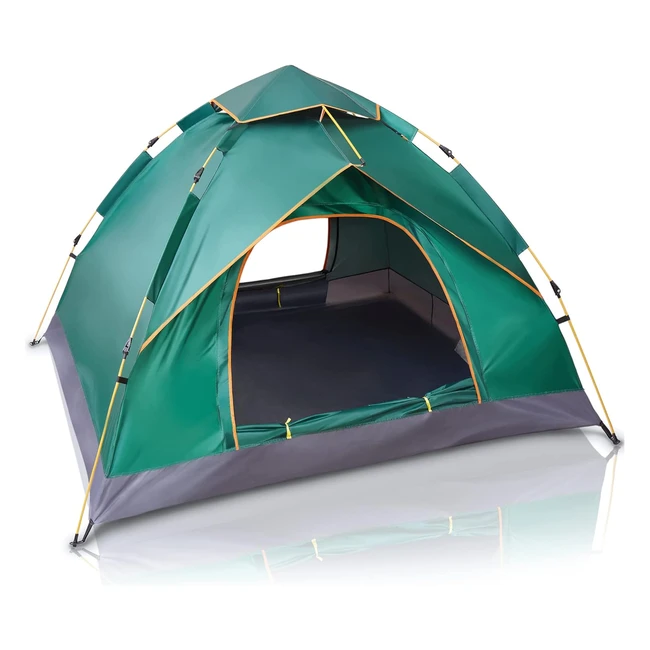 Tente de camping Iceberk pour 2-3 personnes - Montage rapide automatique - Ida