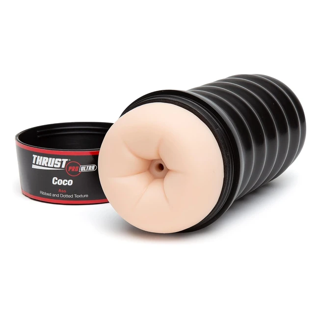 Lovehoney Thrust Pro Ultra Coco Ass Male Masturbator Cup - 5 Inch Tight Textured