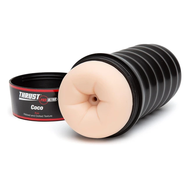 Lovehoney Thrust Pro Ultra Coco Ass Male Masturbator Cup - 5 Inch Tight Textured Anal Penetration