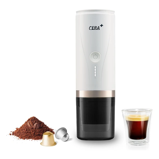 Macchina per caff espresso portatile elettrica con autoriscaldamento - 34 minu