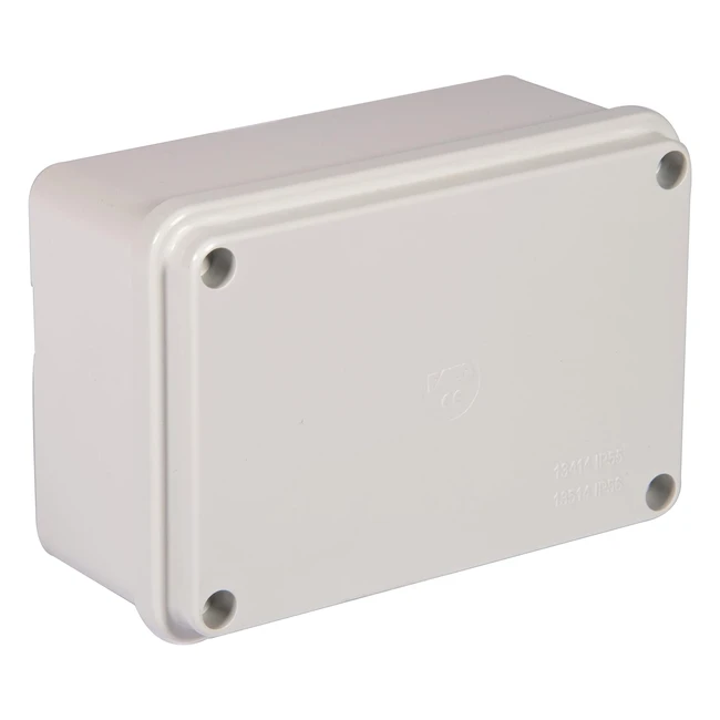 Cassetta Derivazione Parete Electraline 60560 190x140 mm IP56 Grigio - Resistente