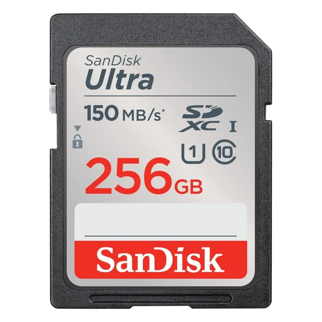 SanDisk 256GB Ultra SDXC Card | Up to 150MB/s | A1 App Performance | UHS-I Class 10 U1