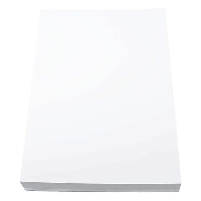 Lot de 50 feuilles cartonnes 300gm House of Card - Format A5 Blanc