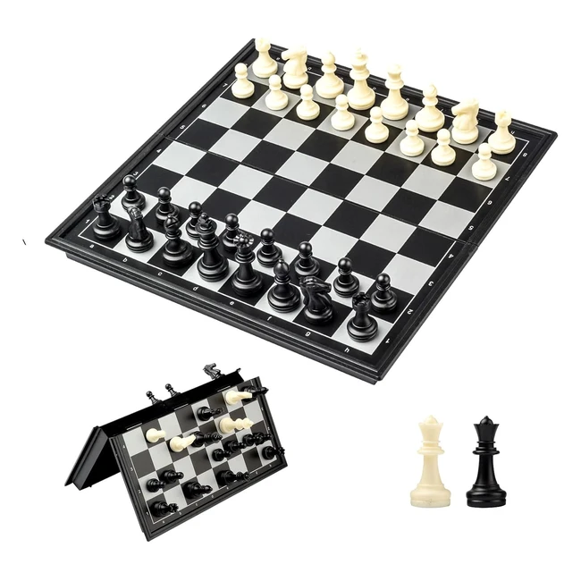 Tablero Ajedrez Magnético Eachhaha - Juego de Ajedrez Plegable 19cm - Regalos Día del Niño y Año Nuevo