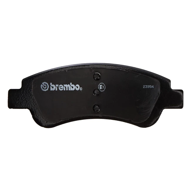 Plaquettes de frein avant Brembo P61066 - Norme ECE R90 - Équivalent à LOE WVA No 23954 - Système de freinage OE Bosch - Épaisseur 19 mm