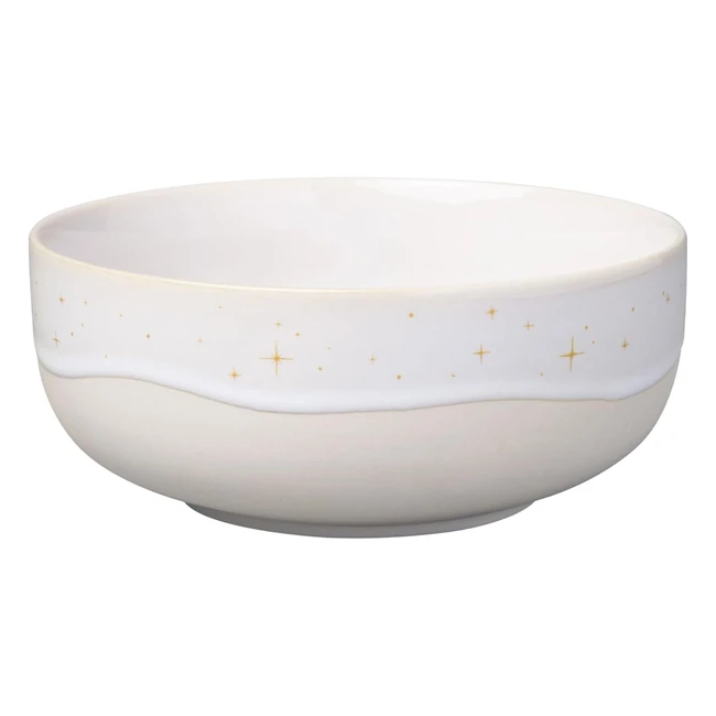 Like by Villeroy & Boch Winter Glow Bowl - Premium Porzellan, Weihnachtsschüssel mit moderner Verzierung
