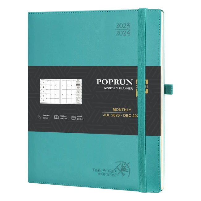 Agenda Scolaire 2023-2024 Mensuel 22x165 cm - Poprun